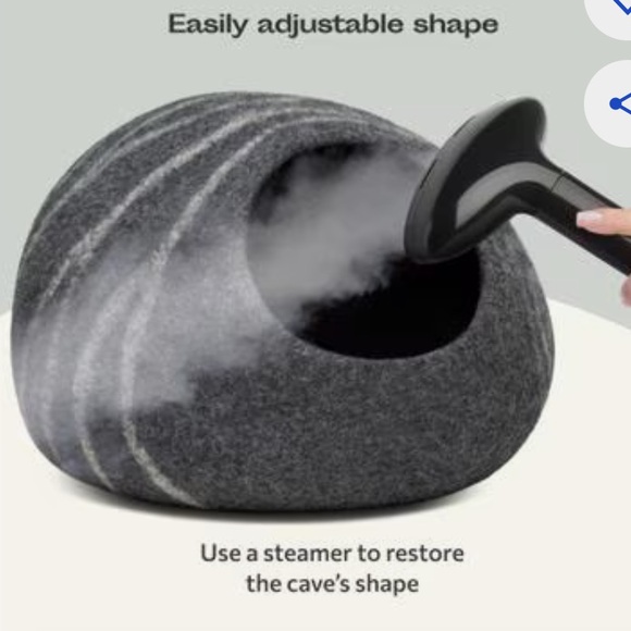 Meowfia Medium Wool Cat Cave - Picture 10 of 11